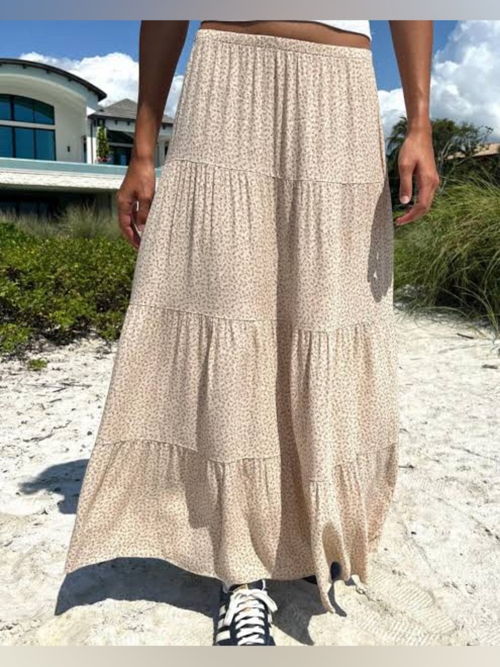 Brandy Melville Izzy Floral Maxi Skirt - Picture 1 of 7